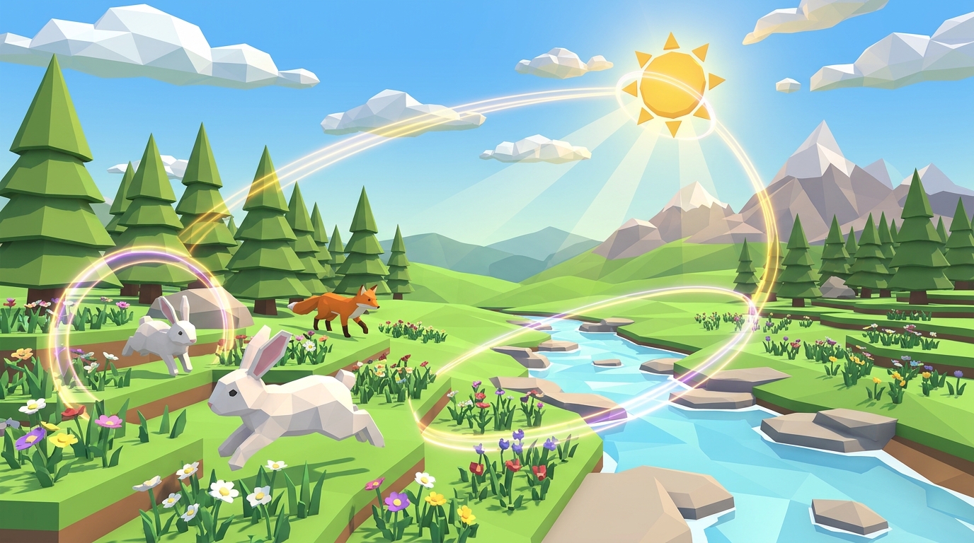 Level 19: Build Your Biome ecosystem simulation