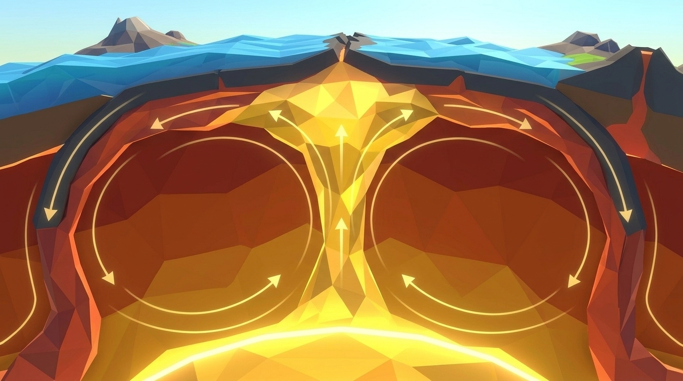 Level 02: Mantle Convection volcano simulation